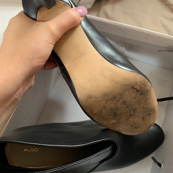 Black Aldo Heeled Booties - Picture 3 of 5